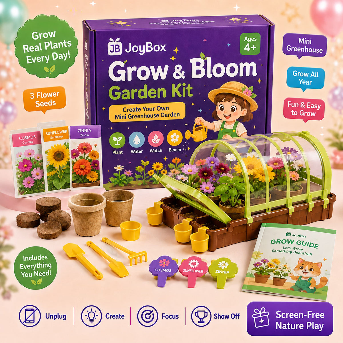 JoyBox Grow & Bloom Garden Kit